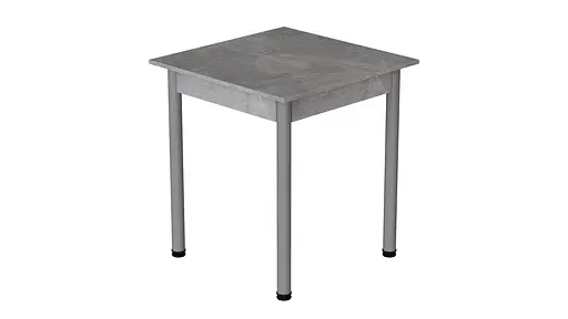 Стіл кухонний Ferrum-decor Агата 75x70x70 Сірий ДСП Бетон 16мм (FRD-105556)