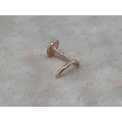 Золота сережка-пірсинг Dear в ніс Dear. 1008 - фото 3