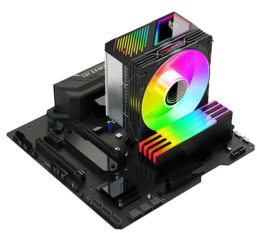 Кулер для процессора Coolmoon GT600 BLACK (GT600 BLACK) - фото 15