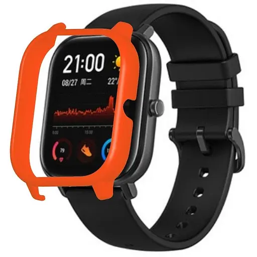 Защитный бампер Tamister для смарт-часов Amazfit GTS оранжевый