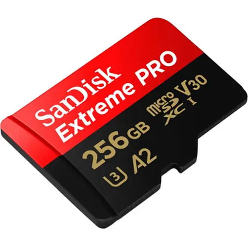 Карта пам`ятi MicroSDXC 256GB UHS-I U3 R200/W140MB/s SanDisk Extreme Pro V30 + SD-адаптер (SDSQXCD-256G-GN6MA) - фото 2