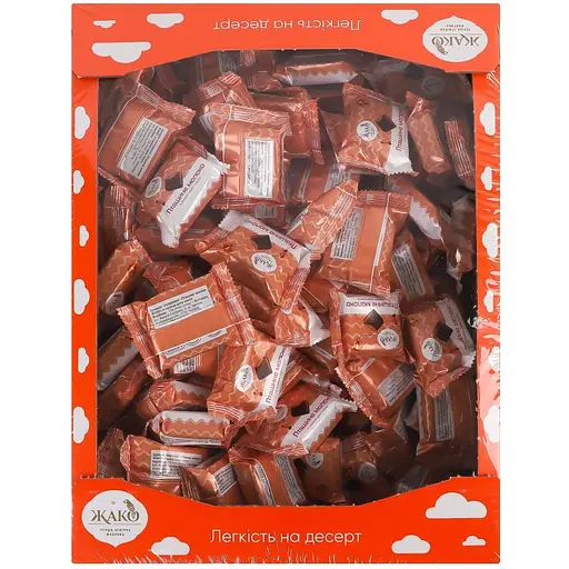 Уцінка. Цукерки Жако Пташине молоко крем какао 3 кг - фото 3