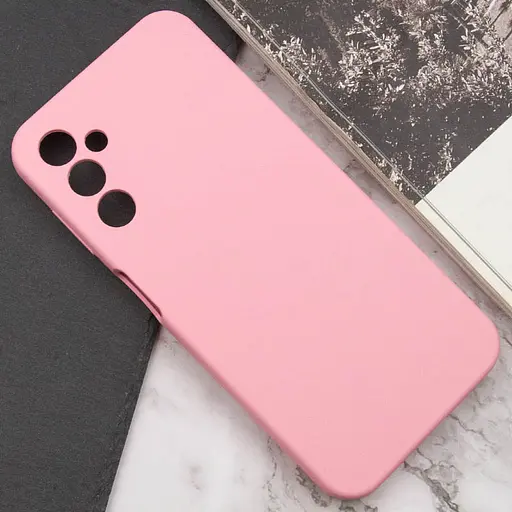Чохол Lakshmi Silicone Cover Full Camera AAA для Samsung Galaxy A14 4G/5G Рожевий/Light pink - фото 5