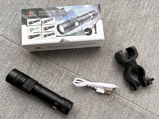 Мощный фонарь для велосипеда с аккумулятором BL-518-T6 вело фонарик велосипедный велофонарь с креплением 18650 - фото 7