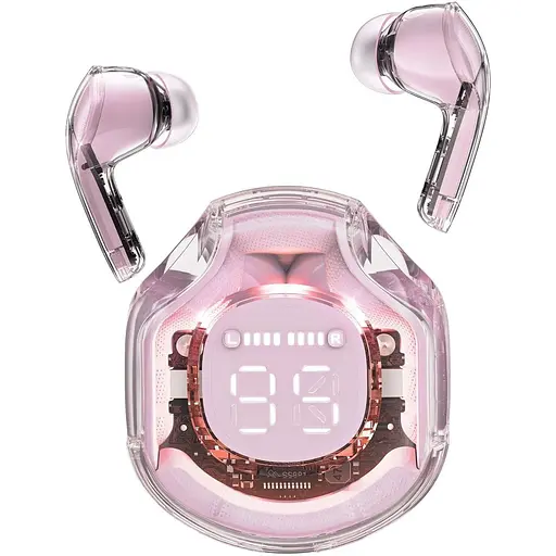 Беспроводные наушники Acefast TWS T8 вакуумные розовые