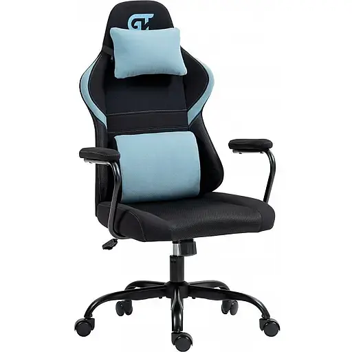 Геймерське крісло GT Racer (X-2322 Fabric Black/Blue) - фото 1