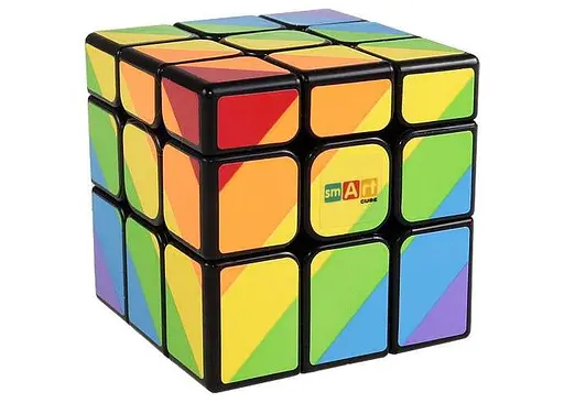Кубик Smart Cube 3х3 Райдужний чорний (SC361) - фото 3