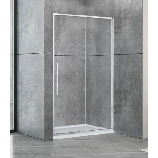 Душевые двери Dusel DSL191 1400x1900, универсальные, прозрачный, хром - фото 1