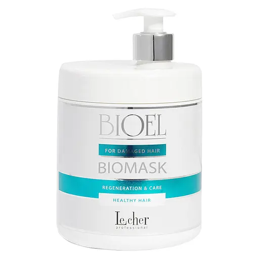 Професійна зміцнювальна біомаска для пошкодженого волосся Keratin Bioel Le Cher 1000 мл - фото 1
