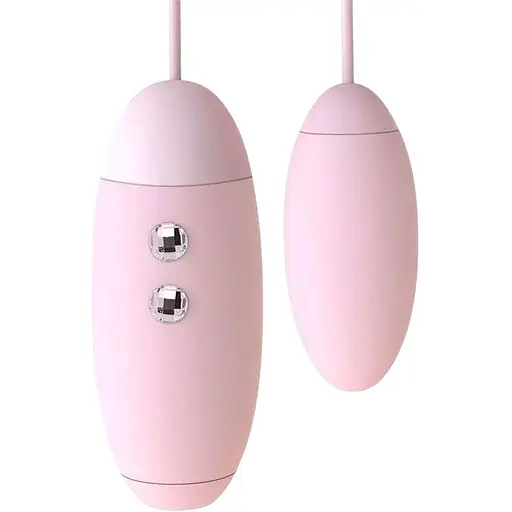 Вакуумный стимулятор с виброяйцем 2 в 1 KissToy Miss VV Pink