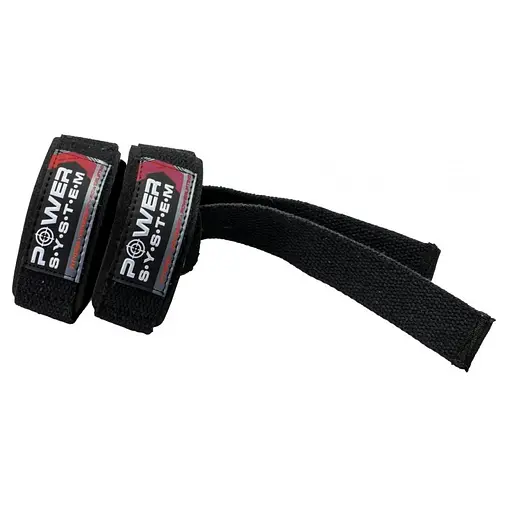 Лямки для тяги Power System Power Straps PS-3400, Black/Red