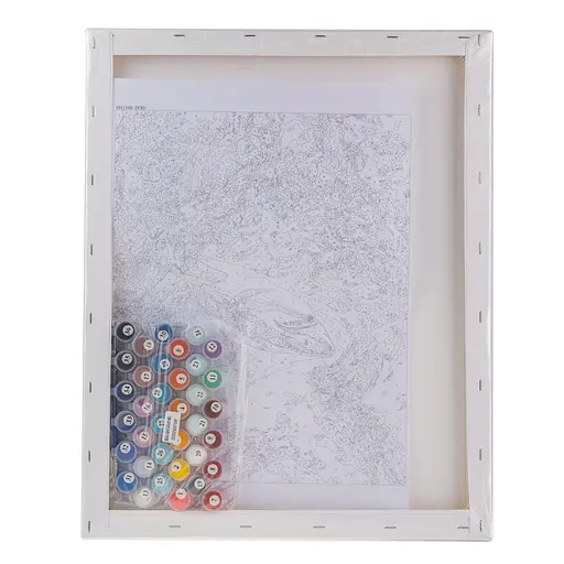 Набор для росписи "Акула" 40*50 см, IDEA2-GX47245, ТМ "99IDEAS" - фото 6