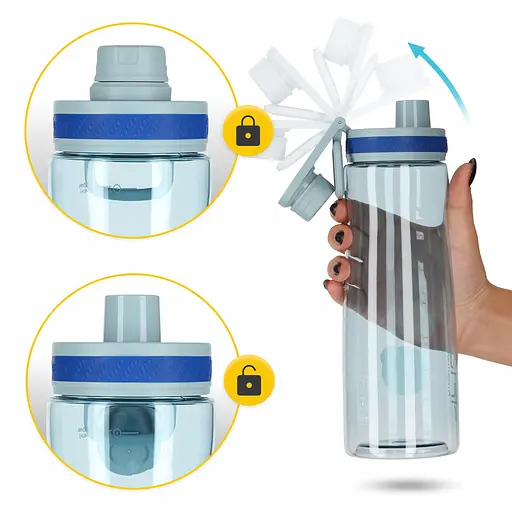 Пляшка для води 4FIZJO спортивна 850 мл Blue (P-5905973403795) - фото 11