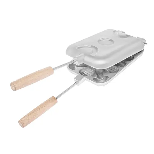 Форма алюмінієва для випікання цільного печива горішниця "Горішки та грибочки", Ласунка Золотистий 86564 - фото 7