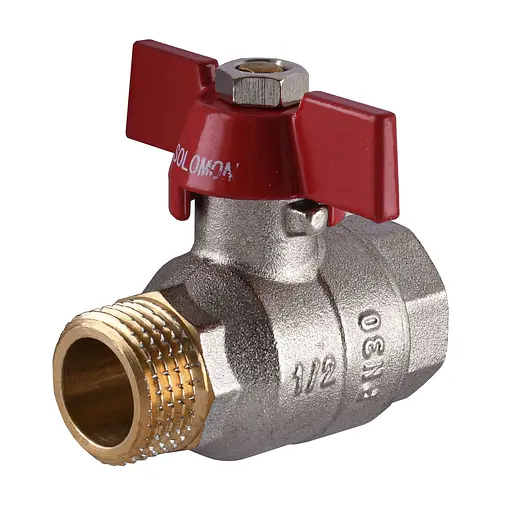 Кран кульовий прямий Solomon 1/2″ ЗВ КБ PN30 B1015 - фото 1