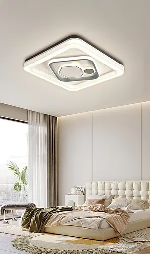 Світлодіодна пристельова люстра VALESO 2H-006, Білий+Чорний - фото 2