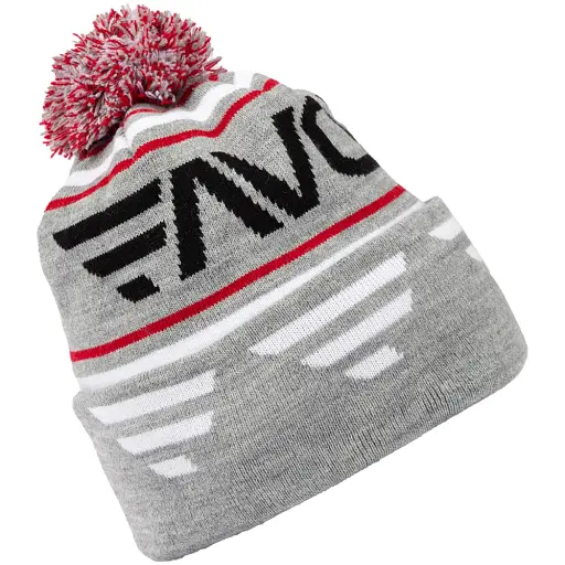 Шапка Favorite Pompon Hat 56 Gray Black Logo - фото 3