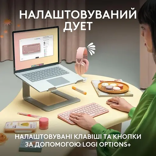 Комплект (Клавіатура та Миша) Logitech Pebble 2 Combo Tonal UA (920-012239) Graphite - фото 7