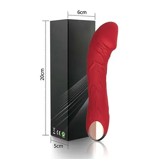 Вибратор 20 режимов вибрации точка G силикон водонепроницаемый USB зарядка красный - фото 7