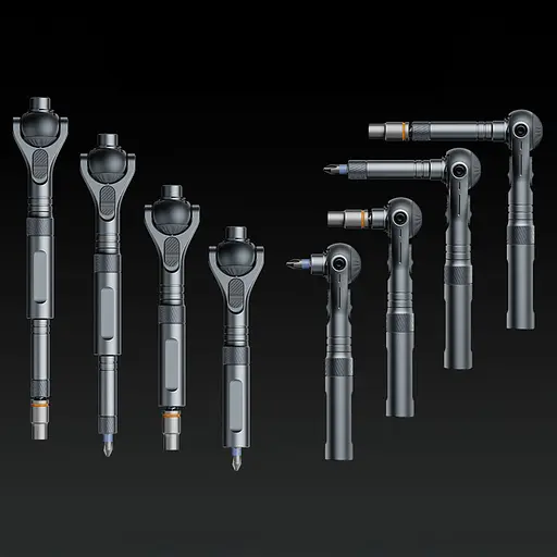Поворотна викрутка з реверсом та набором біт Xiaomi Duka ATuMan Ratchet Screwdriver RS2 (40в1) - фото 5