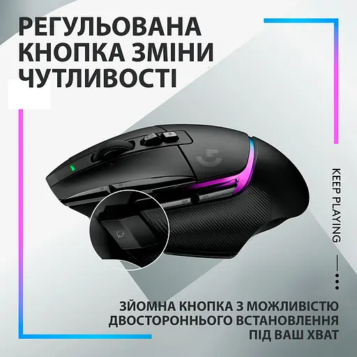 Мышь компьютерная Logitech G502 X Plus Black (910-006162) - фото 6