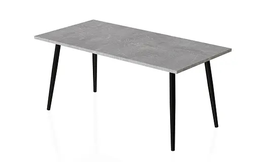 Стол журнальный Монтана Ferrum-decor 45x100x50 Черный металл ДСП Бетон 16 мм (FRD-106711) - фото 4