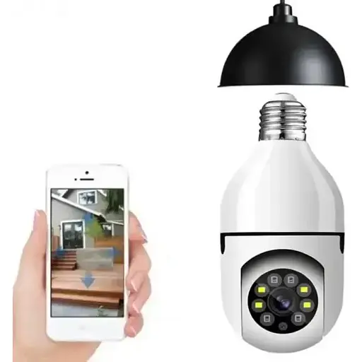 Камера видеонаблюдения в патрон Happy Home IPC-V380-E27 дистанционный доступ, ночная съемка, определение движения, микрофон - фото 4