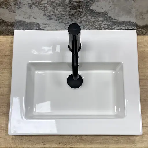 Умивальник VBI Acquaro white врізний VBI-018057, Білий - фото 2