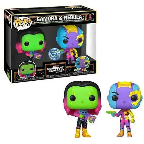 Фигурка Funko Pop Guardians of the Galaxy Gamora & Nebula Стражи Галактики Гамора и Небула 10 см 2P - фото 1