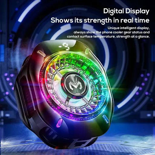 Магнітний кулер активне охолодження для телефону / планшета Memo CX10 Display Black (18551) - фото 3