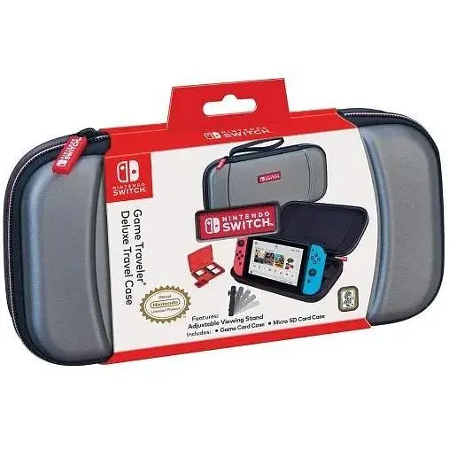 Чехол Vinyl Deluxe Travel Case (Titanium) (Nintendo Switch, Switch Lite, Switch OLED model)
