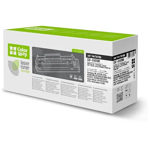 Картридж Samsung ML-1610D3, Black, ML-1610/1615/1620/2010/2015/2510/2570/2571, SCX-4321/4521, 3000 стор, ColorWay (CW-S1610M)