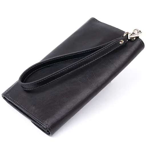 Чоловіча шкіряна барсетка GRANDE PELLE 22,3х12,5х2,7 см acs0015934 - фото 4