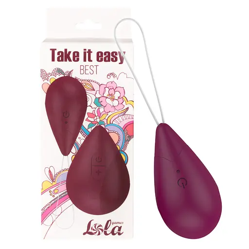 Віброяйце Lola games Take it Easy Best 6 см рожевий - фото 3