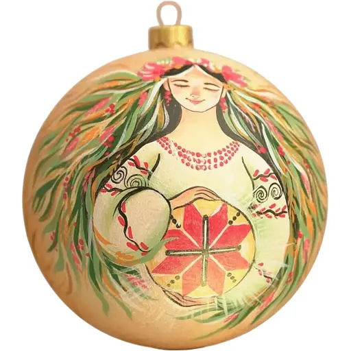 Ялинкова прикраса Санта Шоп Символ життя скло (4820001154450)