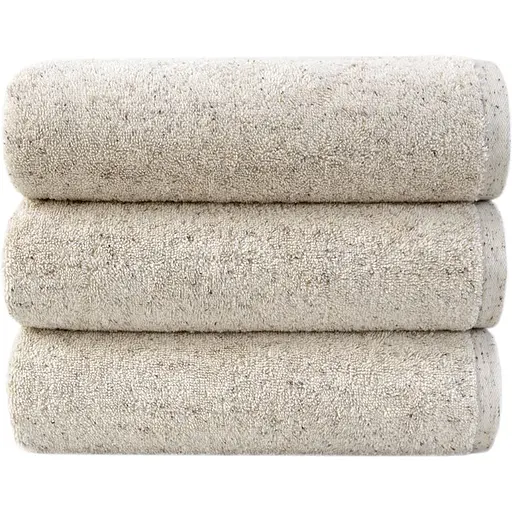 Рушник махровий Lotus Home Organic Natural 70x140 см бежевий (svt-2000022341820) - фото 3