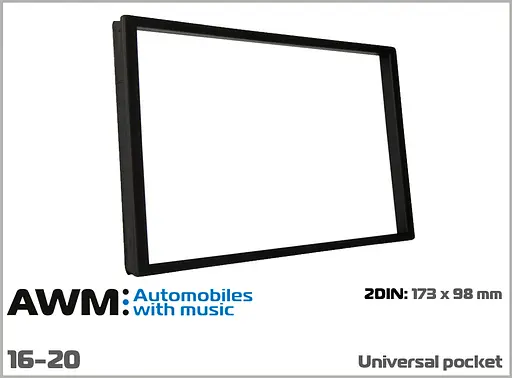 Рамка декоративная универсальная 2 DIN AWM 16-20 - фото 4