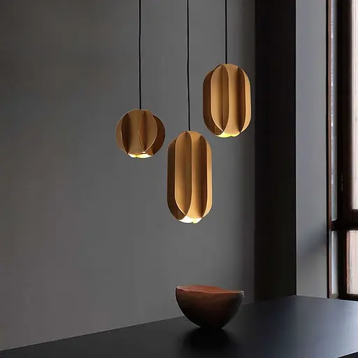 Необычный геометрический латунный светильник 15х15 см | Line F | Арт. MJ15-150*150 - фото 9