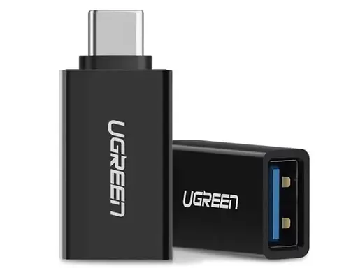 Перехідник-адаптер OTG Ugreen US173 USB-A 3.0 female to Type-C male (20808) чорний - фото 4