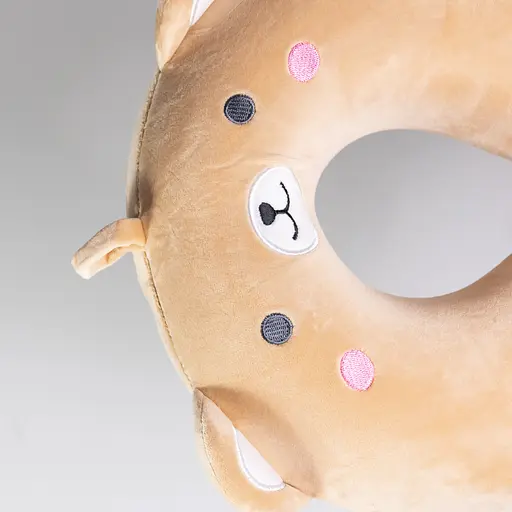 Дорожній набір 2 в 1 Bear подушка для шиї та маска для сну HP-56-9BR - фото 3