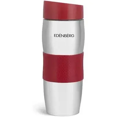 Термокухоль Edenberg з нержавіючої сталі червоний 380 мл EB-621