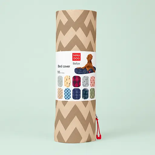 Чехол для лежанки Waudog Relax Треугольники М 80х55 см  - фото 2