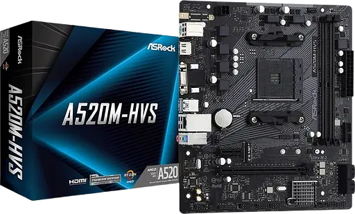 Материнская плата ASRock A520M-HVS Socket AM4 (A520M-HVS)