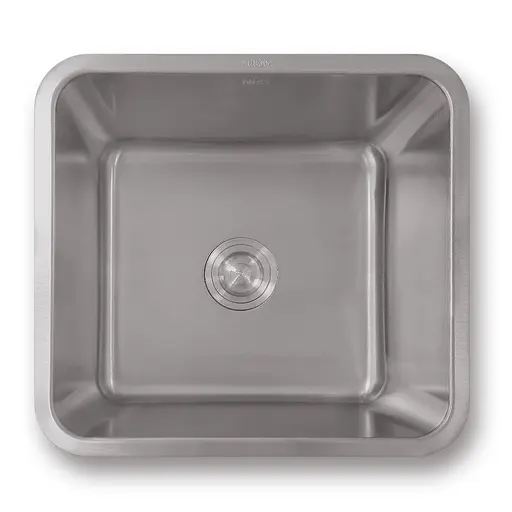 Мийка кухонна з нержавіючої сталі 45 см під стільницю Nett NS-4643 - фото 5