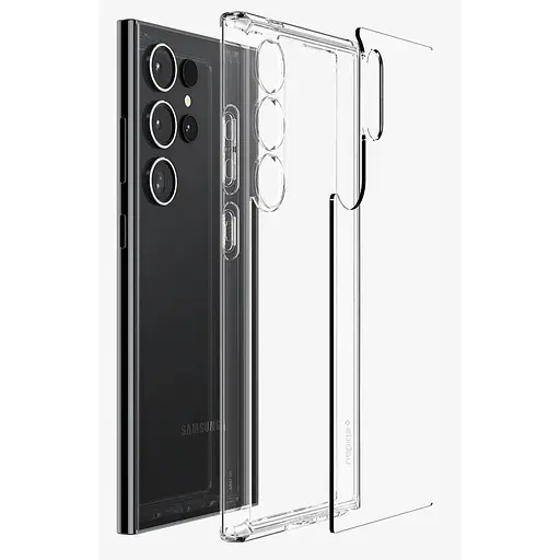 Оригинальный противоударный чехол Spigen Ultra Hybrid для Samsung Galaxy S23 Ultra (6.8") Crystal ACS05646 - фото 3