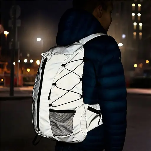 Рюкзак світловідбиваючий Schwarzwolf Yukon 20 л сірий (F3510000AJ3) - фото 5