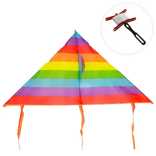 Воздушный змей, ширина 90 см, длина 46 см, хвост 45 см, струна, 9x63x1.5 см (В ассортименте)