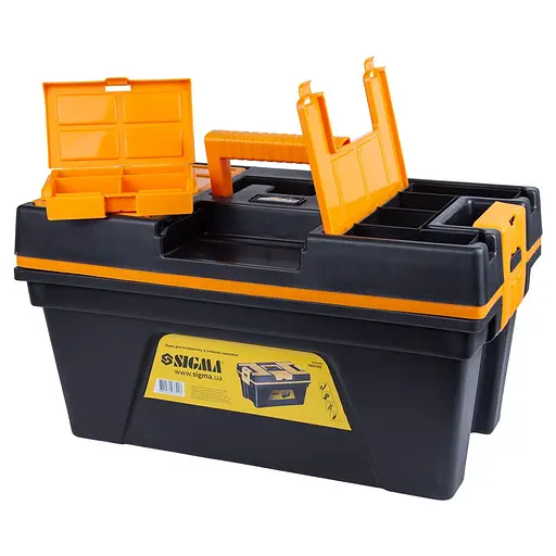 Ящик для інструменту Sigma зі знімною кришкою 460×246×246мм 7403701 - фото 3