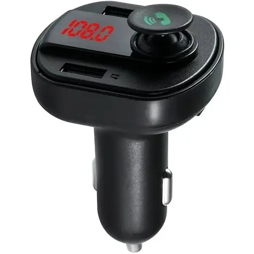 Автомобільний Bluetooth модулятор трансмітер FM USB зарядка X16 Wireless Car KIT Чорний - фото 7