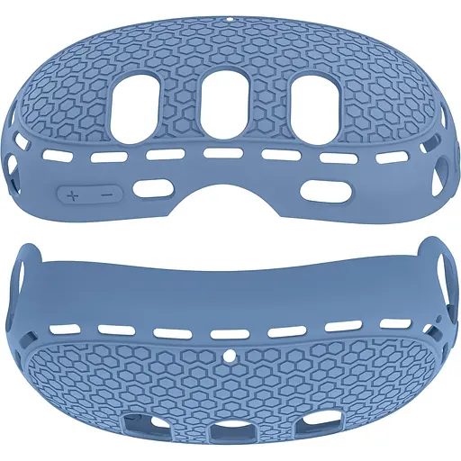 Чохол для VR-окулярів GINWDAY Silicone VR Shell Protective для Meta Quest 3 Blue [139303] - фото 2